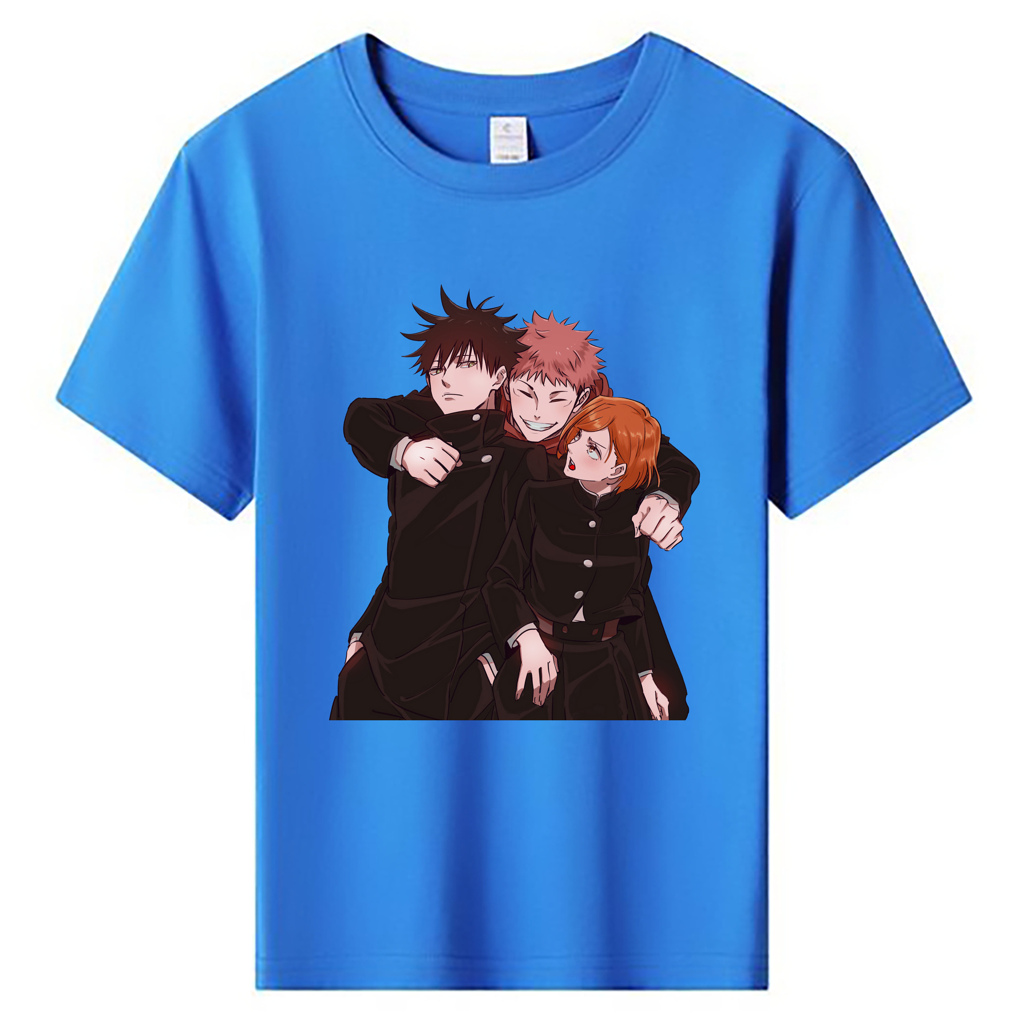 （画像用） 呪術廻戦 Jujutsu Kaisen 綿100％キッズTシャツ（フロントプリント）